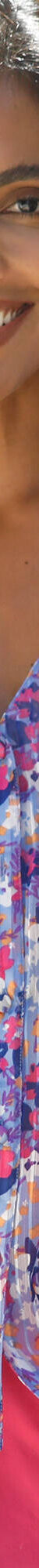 Chemisier boutonné manches blousantes imprimé, voile jacquard (iris) Chemisier boutonné manches blousantes imprimé, voile jacquard (iris)